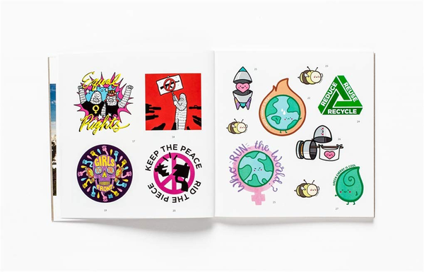 Бумажная книга «Stick it to the Man. Protest Stickers » - фото №1