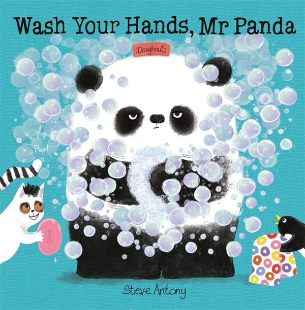 Бумажная книга «Wash Your Hands, Mr Panda», автор Стив Энтони - фото №1