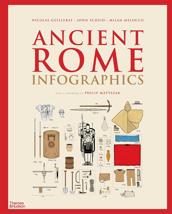 Паперова книга «Ancient Rome. Infographics», авторів Ніколя Гільєра, Джон Шейд - фото №1