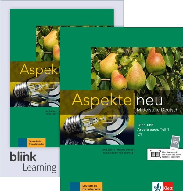 [object Object] «Aspekte neu C1. Teil 1. Media Bundle BlinkLearning. Lehr- und Arbeitsbuch mit Audios», авторів Уте Койтан, Таня Майр-Зібер, Гелен Шмітц, Ральф Соннтаг - фото №1