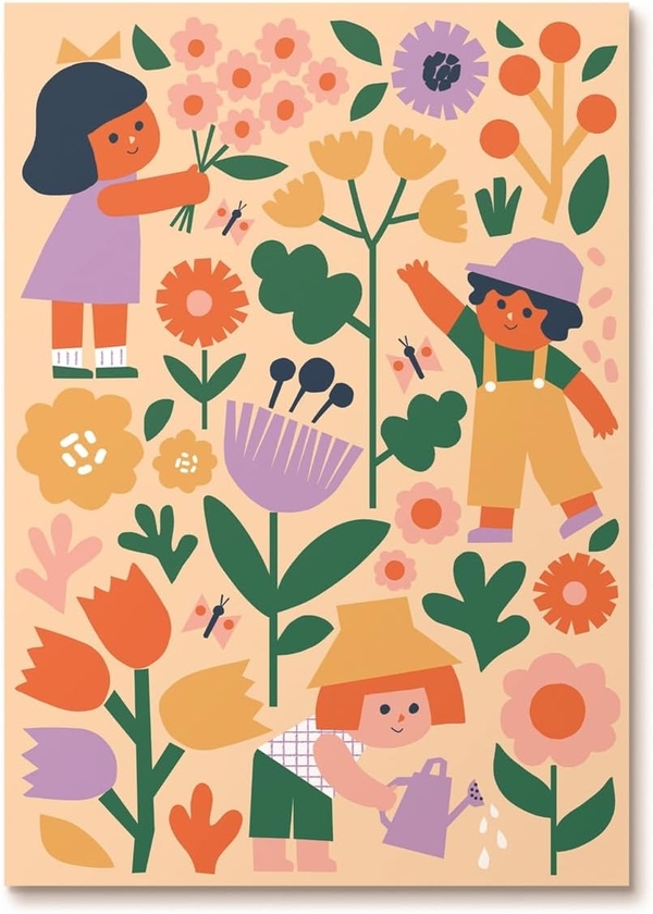 Паперова книга «Kids Paint by Numbers: Flower Patch» - фото №1