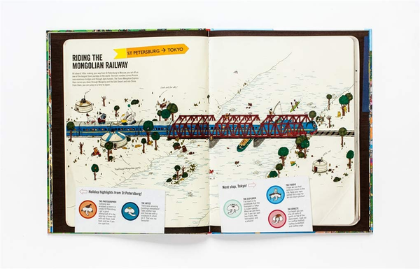 Бумажная книга «Elephants on Tour. A Search & Find Journey Around the World», автор Гильом Корнет - фото №1
