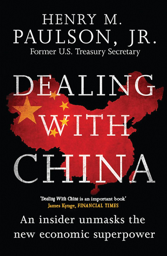 Бумажная книга «Dealing with China», автор Генри М. Полсон - фото №1