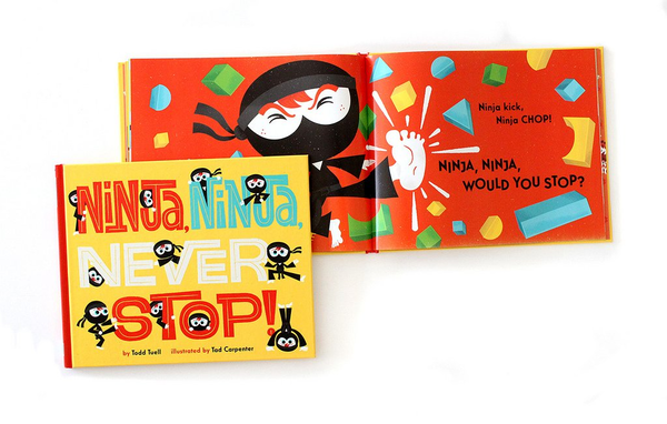 Бумажная книга «Ninja, Ninja, Never Stop!», автор Тодд Туэлл - фото №1