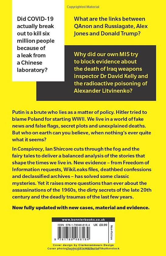 Бумажная книга «Conspiracy. The greatest cover-ups and unsolved mysteries», автор Ян Ширкор - фото №1