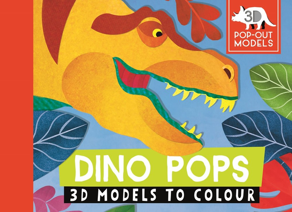 [object Object] «Dino Pops. 3D Models to Colour», автор Джонатан Вудворд - фото №1