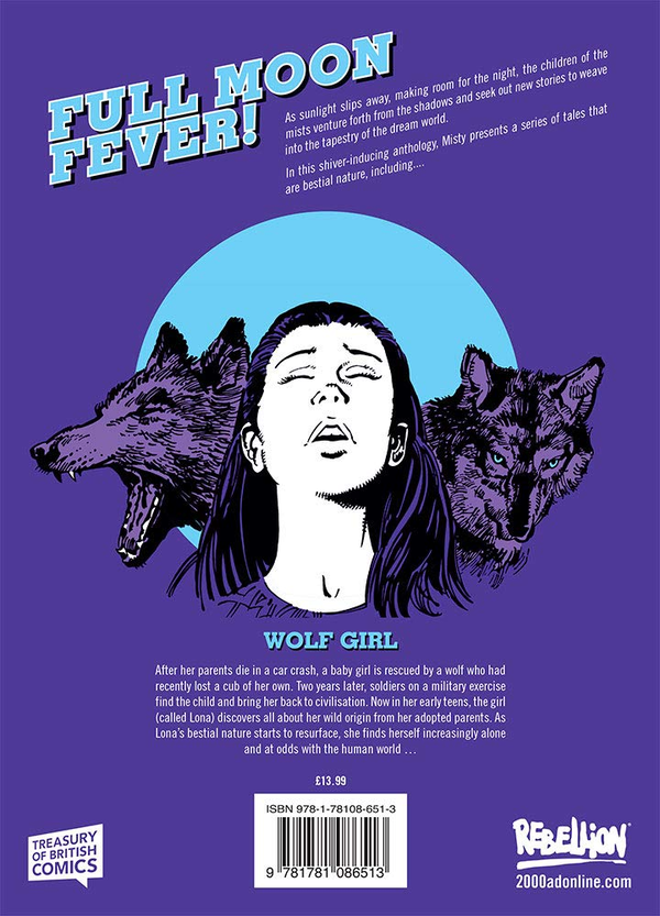 Паперова книга «Misty. Volume 3. Run Wild With Wolf Girl!!! Plus Other Nightmarish Stories», авторів Едуардо Фейто, Хорді Бадія Ромеро - фото №1