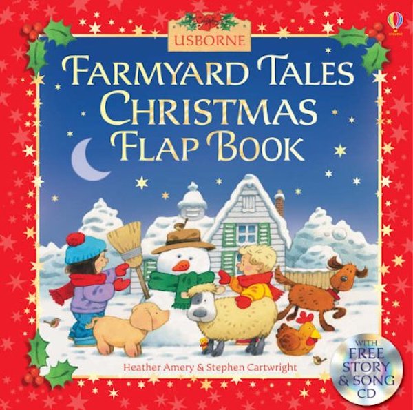 Бумажная книга «Farmyard Tales Christmas Flap Book», автор Хизер Амери - фото №1