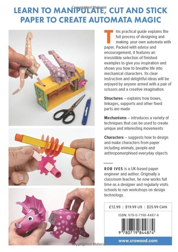 Бумажная книга «Making Paper Automata», автор Роб Айвз - фото №1