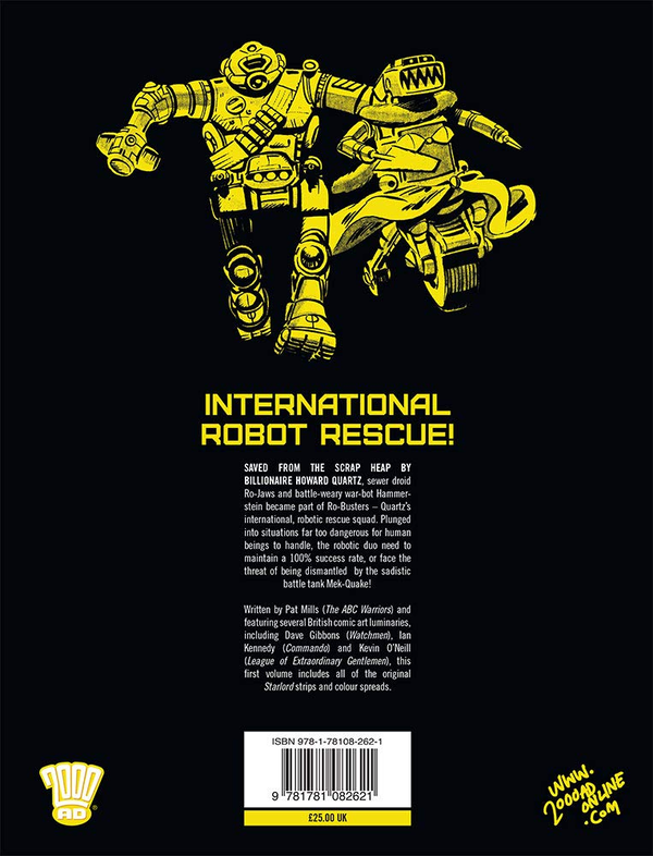 Бумажная книга «Ro-Busters. The Complete Nuts and Bolts Volume One», авторов Пэт Миллс, Дейв Гиббонс, Кевин О'Нил - фото №1