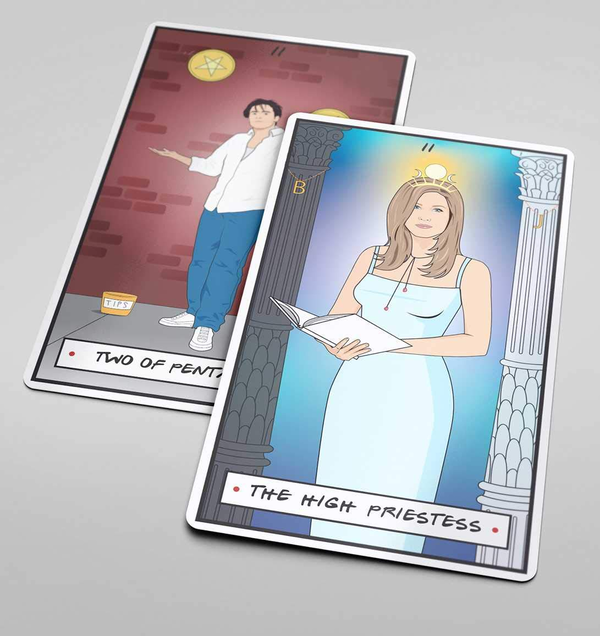 Паперова книга «Friends Tarot Cards» - фото №1