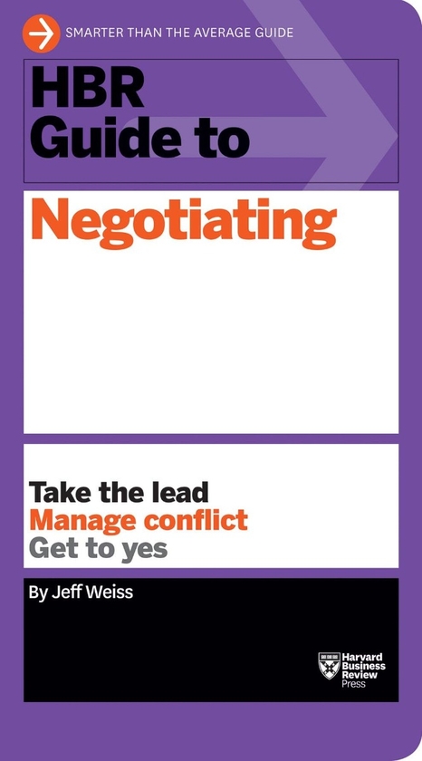 Бумажная книга «HBR Guide to Negotiating» - фото №1