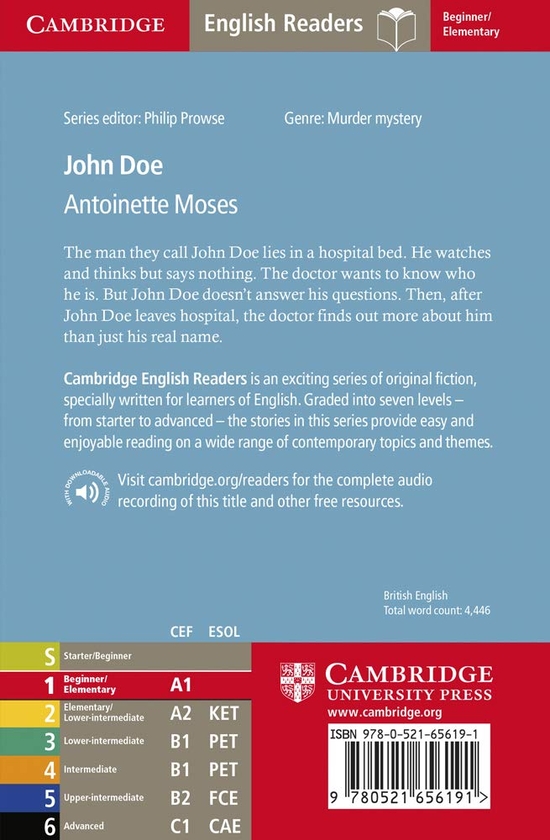 Бумажная книга «John Doe. Level 1», авторов Антуанетта Мозес, Найджел Гривз - фото №1