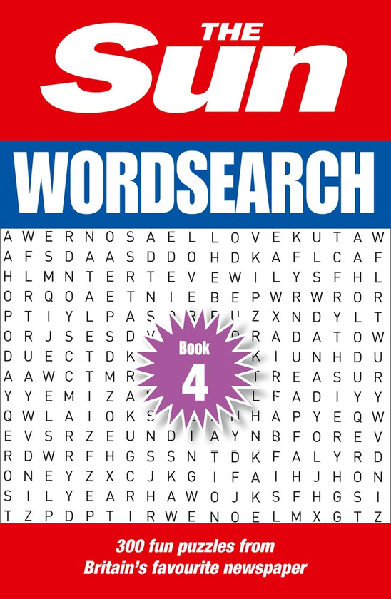 Бумажная книга «The Sun Wordsearch Book 4: 300 fun puzzles from Britain’s favourite newspaper» - фото №1