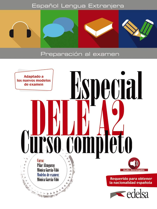 Бумажная книга «Especial DELE A2 Curso completo - libro + audio descargable (2020 ed.)», автор Пилар Альзугарай - фото №1