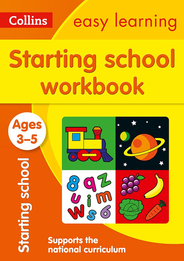 Паперова книга «Starting School Workbook Ages 3-5: Ideal for Home Learning» - фото №1