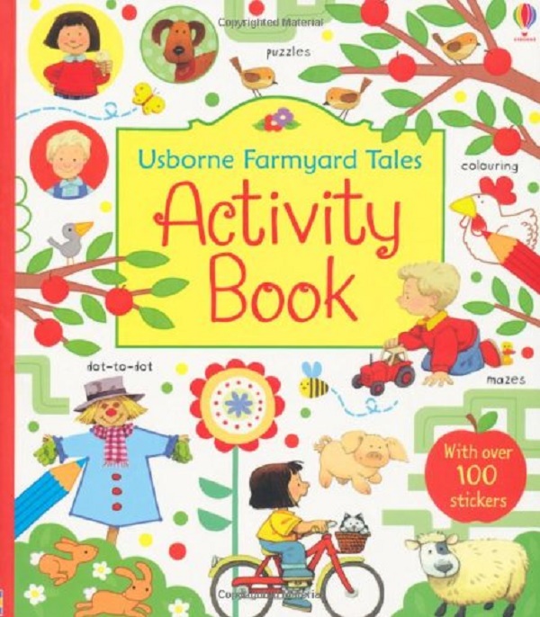 Паперова книга «Farmyard Tales Activity Book», автор Ребекка Гілпін - фото №1