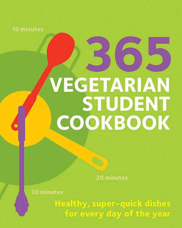 Бумажная книга «365 Student Cookbook Vegetarian», автор Сунил Виджаякар - фото №1