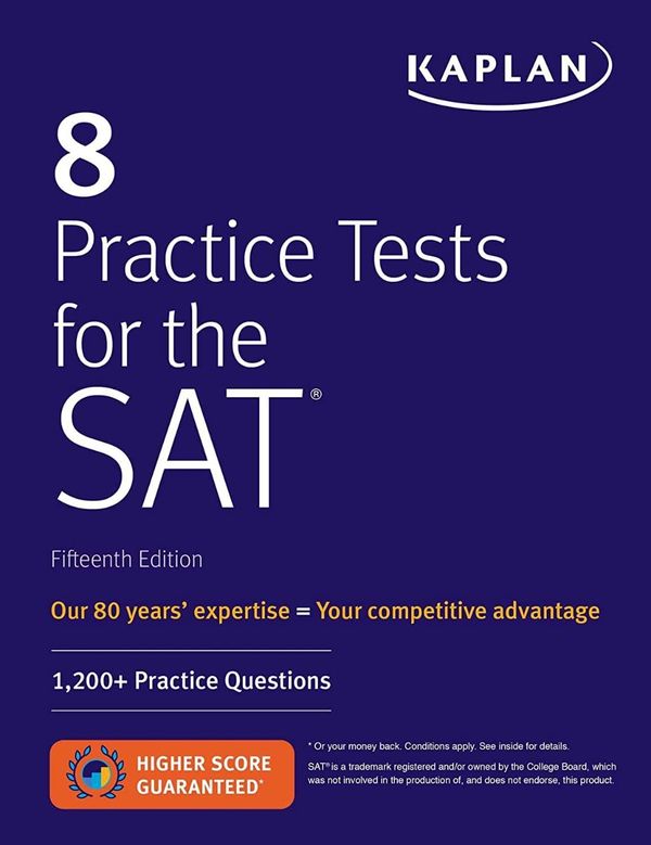 Бумажная книга «8 Practice Tests for the SAT. 1,200+ SAT Practice Questions» - фото №1