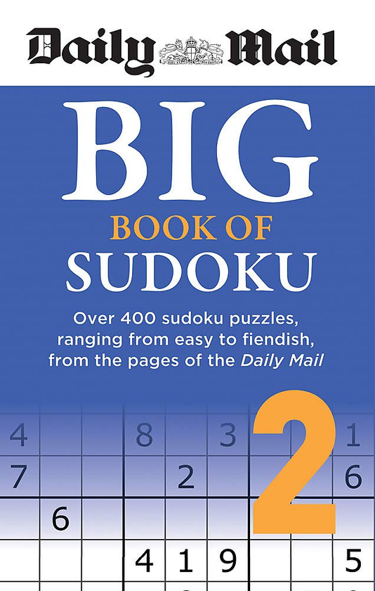 Бумажная книга «Daily Mail Big Book of Sudoku Volume 2» - фото №1