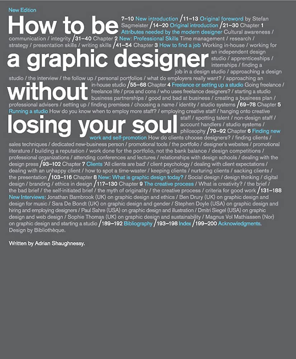 Бумажная книга «How to be a Graphic Designer Without Losing Your Soul», автор Эйдриан Шонесси - фото №1
