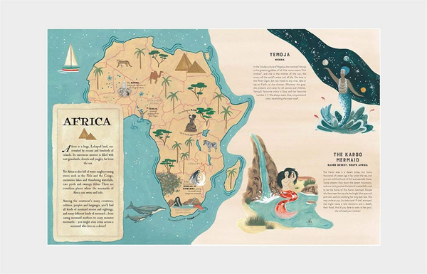 Паперова книга «The Mermaid Atlas. Merfolk of the World», автор Анна Клейборн - фото №1