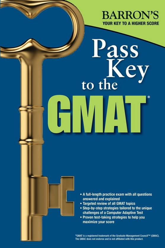 Паперова книга « Pass Key to the GMAT», автор Боббі Умар - фото №1