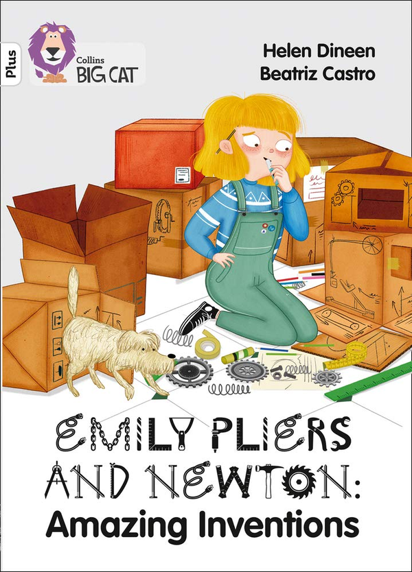 Бумажная книга «Emily Pliers and Newton: Amazing Inventions: Band 10+/White Plus», автор Хелен Дайнен - фото №1