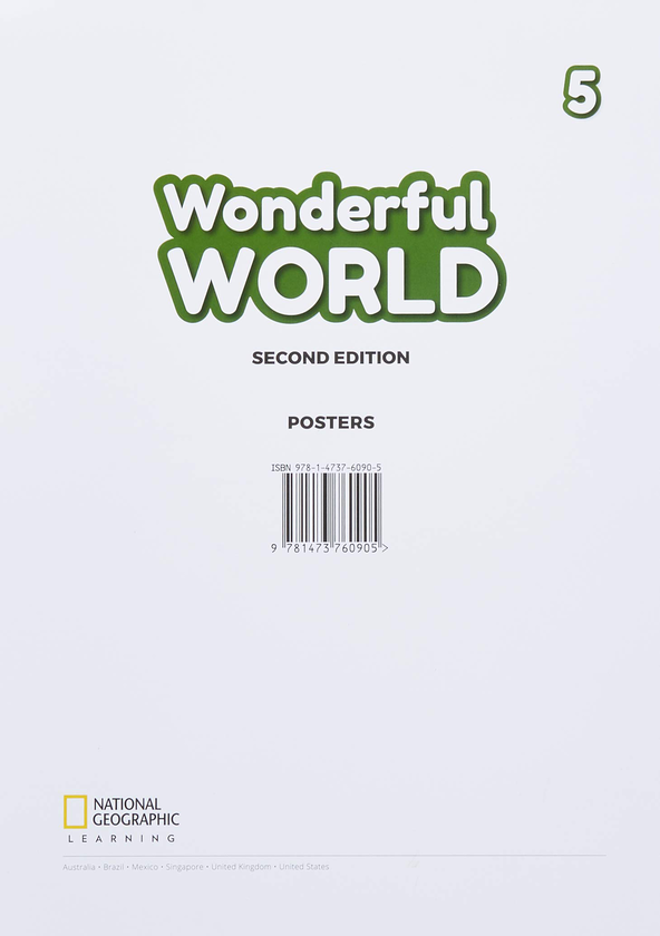 Паперова книга «Wonderful World 2nd Edition 5 Posters» - фото №1