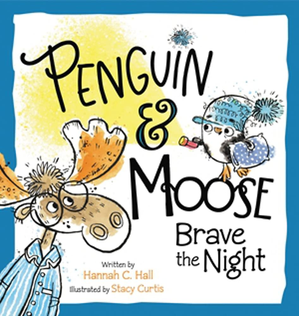 Паперова книга «Penguin & Moose Brave the Night», автор Ханна С. Холл - фото №1