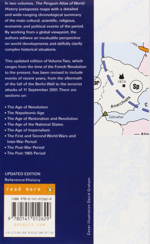Бумажная книга «The Penguin Atlas of World History», автор Герман Киндер - фото №1