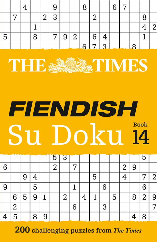 Бумажная книга «The Times Fiendish Su Doku» - фото №1