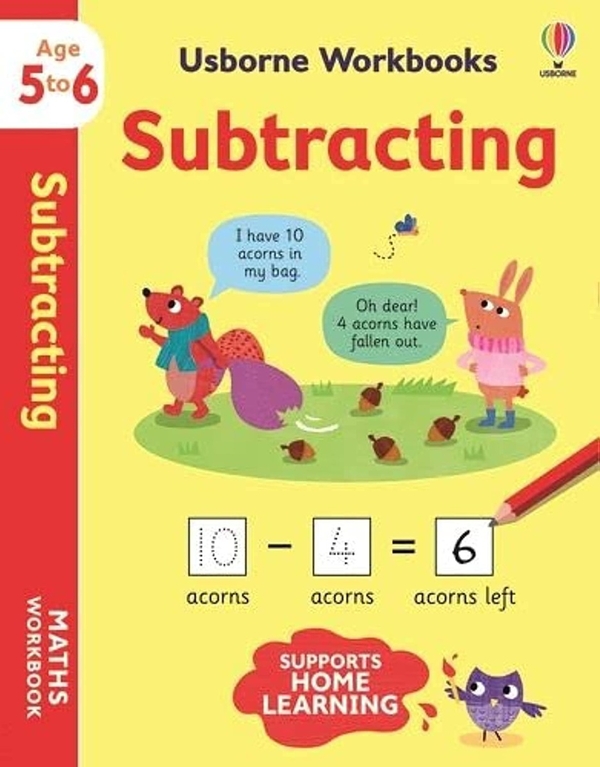 [object Object] «Usborne Workbooks Subtracting 5-6», автор Бэти Холли - фото №1