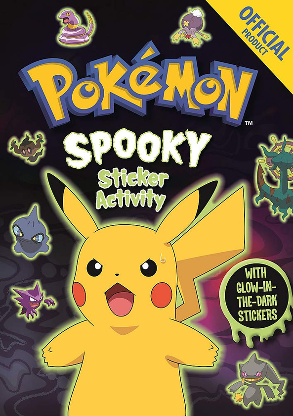 [object Object] «Official Pokemon Spooky Sticker Book» - фото №1