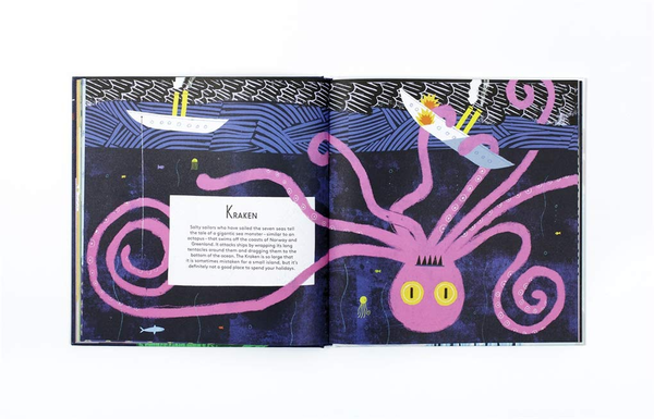 Бумажная книга «An A-Z of Monsters and Magical Beings», авторов Роб Ходжсон, Эйдан Онн - фото №1