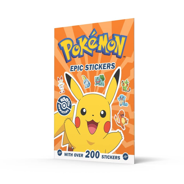 Бумажная книга «Pokemon Epic stickers» - фото №1