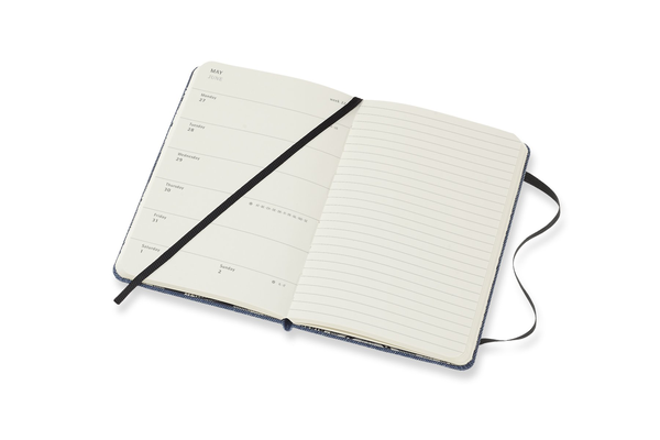  «Карманный еженедельник Moleskine Denim 2019 (DDN18WN2Y19)», бренда Moleskine - фото №1