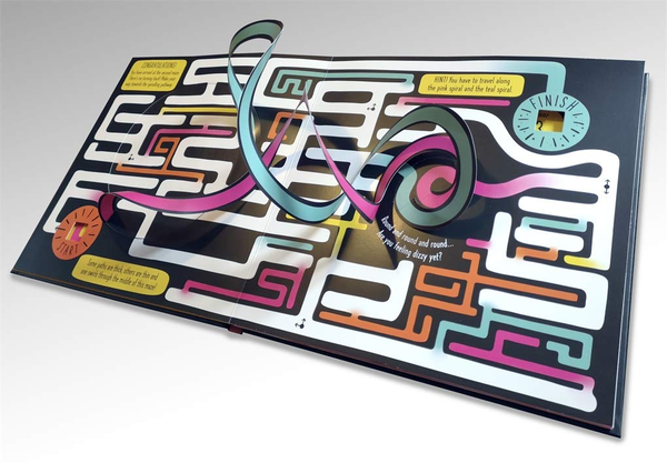 Паперова книга «The Incredible Pop-Up Maze», автор Енді Менсфілд - фото №1