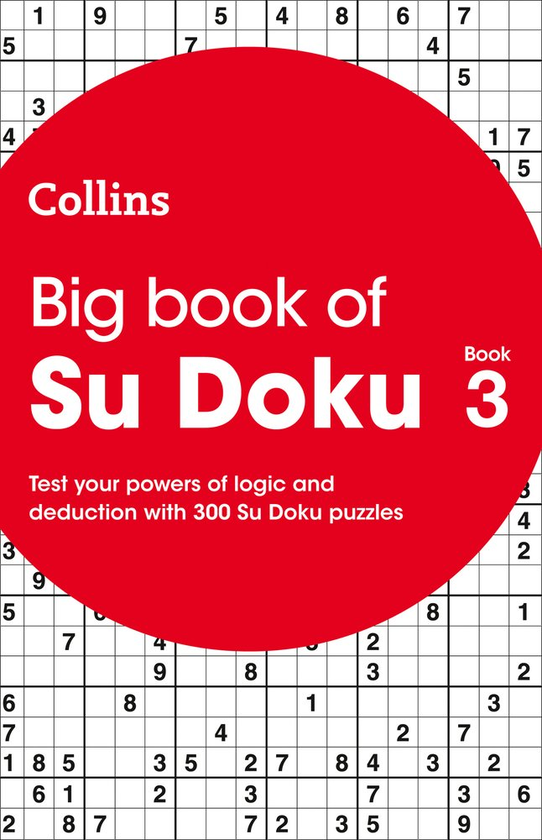 Паперова книга «Big Book of Su Doku book 3: 300 puzzles» - фото №1