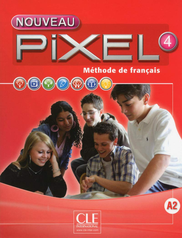 Паперова книга «Nouveau Pixel: Livre de l'eleve 4 + DVD-Rom», автор Стефані Калле - фото №1