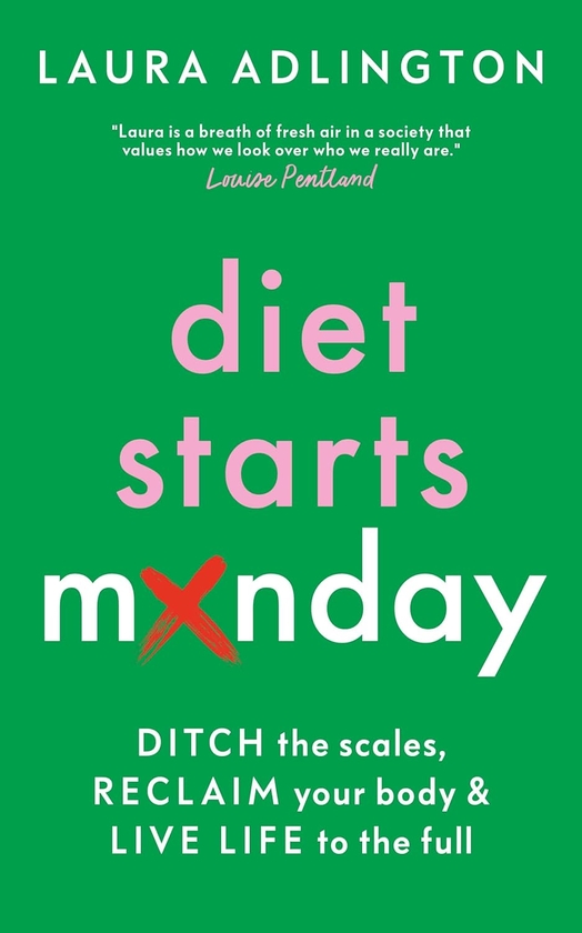Бумажная книга «Diet Starts Monday», автор Лаура Адлингтон - фото №1
