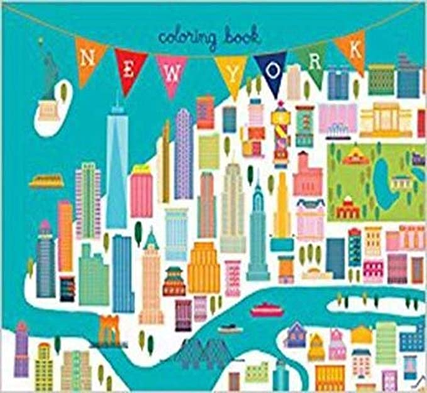 Бумажная книга «New York Coloring Book. Mini Edition», автор Мин Хо - фото №1