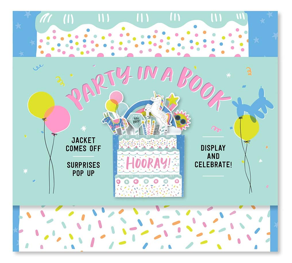 Паперова книга «Party in a Book (A Bouquet in a Book): Jacket Comes Off. Surprises Pop up. Display and Celebrate!», автор Hello! lucky - фото №1