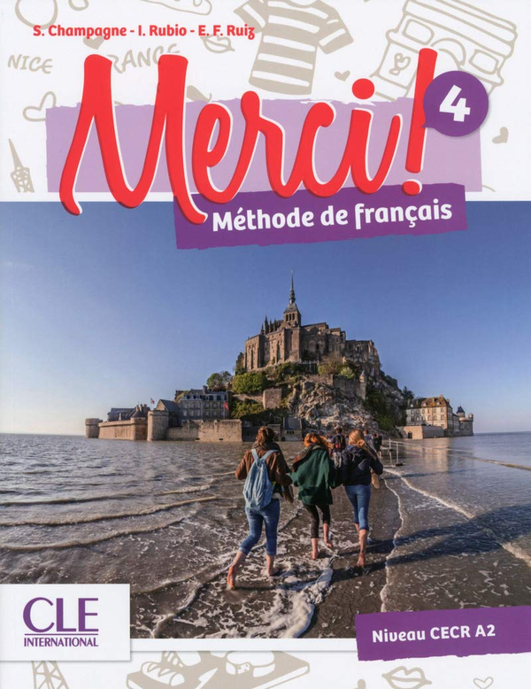 Бумажная книга «Merci! 4 A2 Livre + DVD-ROM», автор Адриен Пайе - фото №1