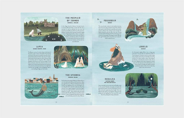 Паперова книга «The Mermaid Atlas. Merfolk of the World», автор Анна Клейборн - фото №1