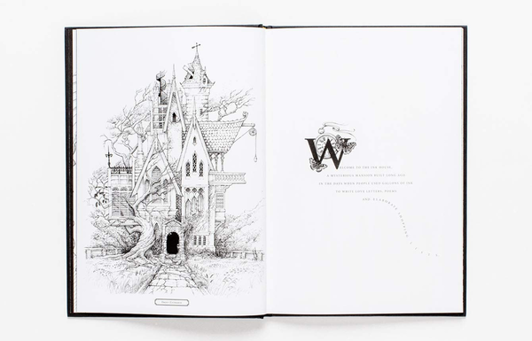 Паперова книга «The Ink House. A Gothic Mansion Colouring Book», автор Рорі Добнер - фото №1