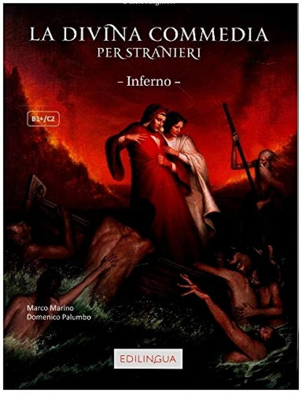 Паперова книга «La Divina Commedia per stranieri : Inferno», автор Марко Маріно - фото №1