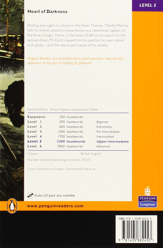 Бумажная книга «Level 5. Heart of Darkness Book and MP3 Pack», автор Джозеф Конрад - фото №1