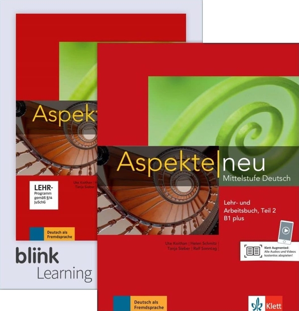 [object Object] «Aspekte neu B1+. Teil 2. Media Bundle BlinkLearning. Lehr- und Arbeitsbuch mit Audios», авторов Уте Койтан, Таня Майр-Зибер, Хелен Шмитц, Ральф Соннтаг, Ульрике Мориц, Ральф-Питер Леше - фото №1