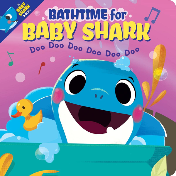 Бумажная книга «Bathtime for Baby Shark», автор Джон Джон Баджет - фото №1